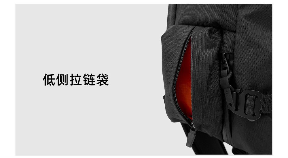 男士通勤骑行单肩包男款大容量机能胸包新款黑色多功能平板斜挎包 商品说明图