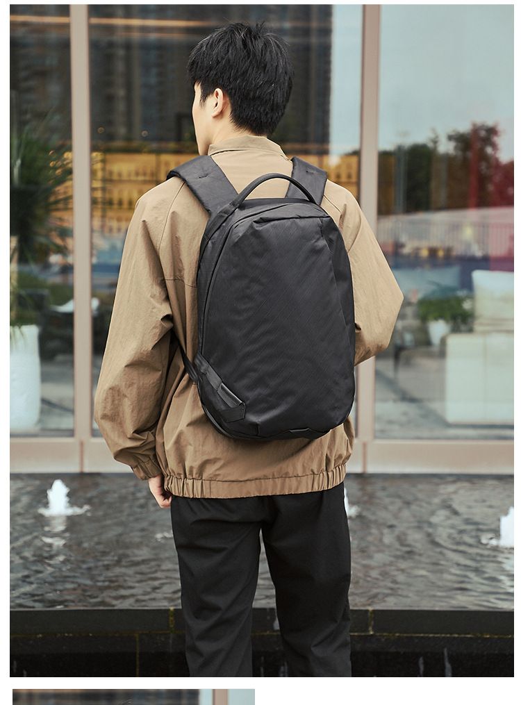 简约户外旅行通勤双肩包城市日常商务电脑背包男士防水X-PAC背包 商品说明图