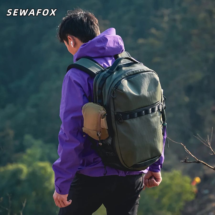 男款大容量户外登山徒步旅行双肩包男士笔记本电脑通勤摄影背包男 细节图 2