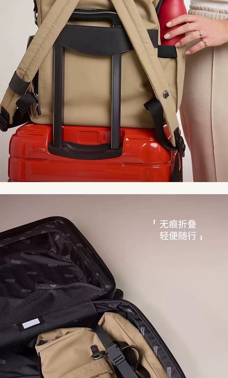 2026新款双肩包男女户外通勤旅行背包休闲轻便大容量防水电脑书包 商品说明图