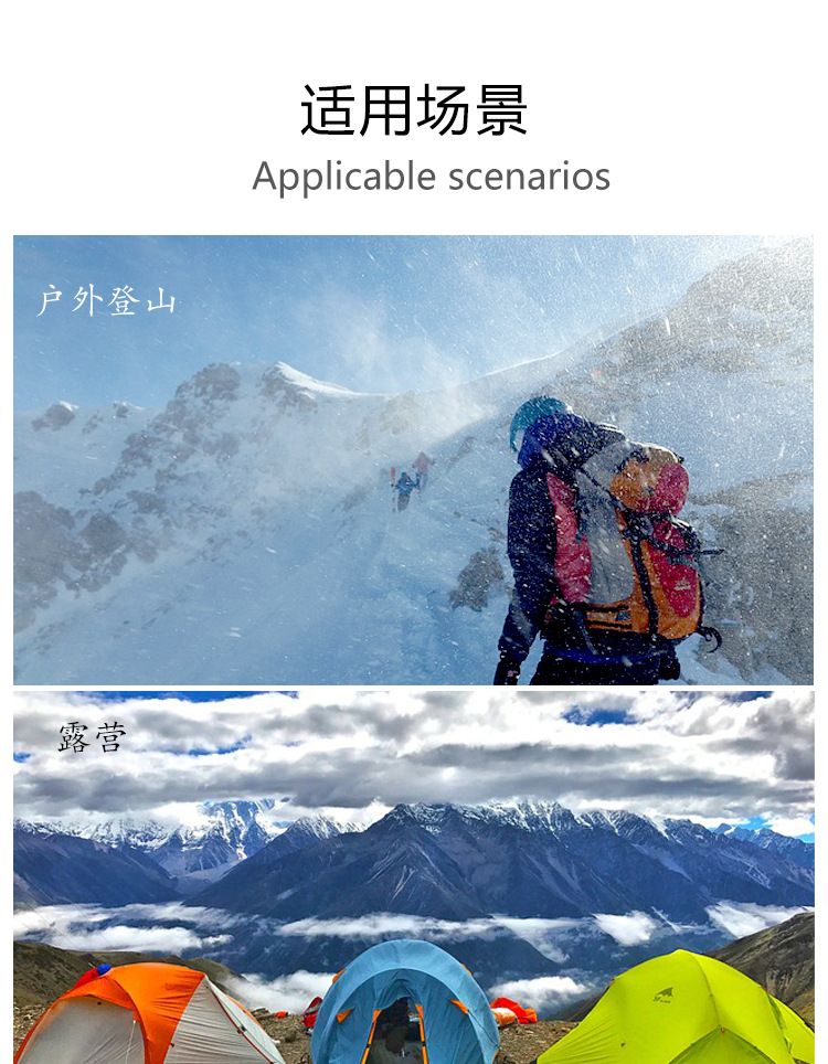 户外徒步登山包多功能轻量化防泼水大容量双肩包爬山露营旅行背包 商品说明图
